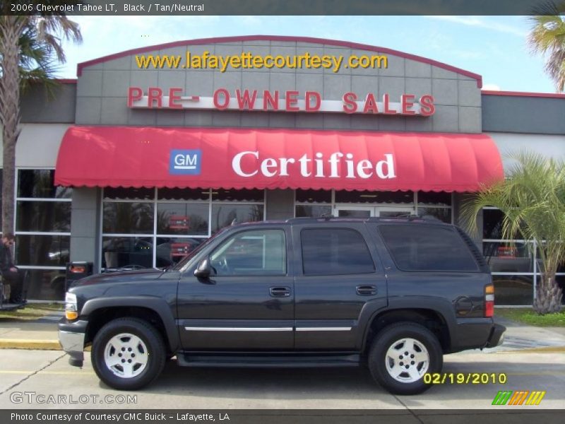Black / Tan/Neutral 2006 Chevrolet Tahoe LT