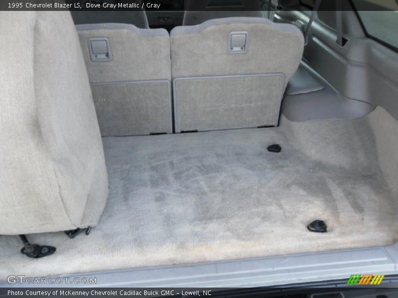 Dove Gray Metallic / Gray 1995 Chevrolet Blazer LS