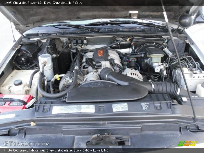 Dove Gray Metallic / Gray 1995 Chevrolet Blazer LS
