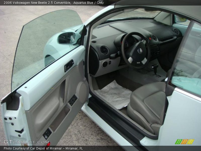 Aquarius Blue / Grey 2006 Volkswagen New Beetle 2.5 Convertible