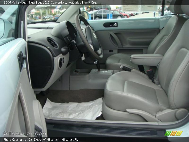 Aquarius Blue / Grey 2006 Volkswagen New Beetle 2.5 Convertible