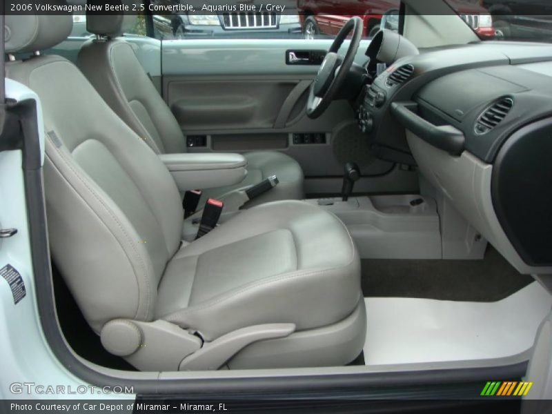 Aquarius Blue / Grey 2006 Volkswagen New Beetle 2.5 Convertible