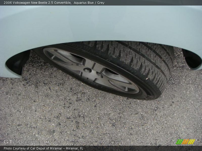 Aquarius Blue / Grey 2006 Volkswagen New Beetle 2.5 Convertible