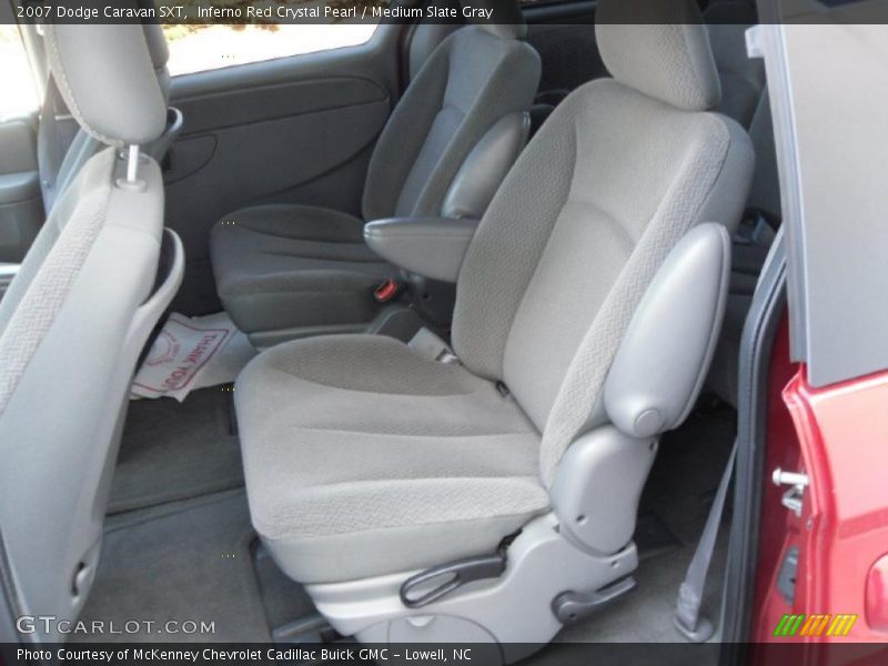 Inferno Red Crystal Pearl / Medium Slate Gray 2007 Dodge Caravan SXT