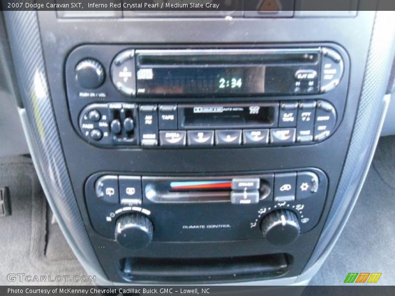 Inferno Red Crystal Pearl / Medium Slate Gray 2007 Dodge Caravan SXT