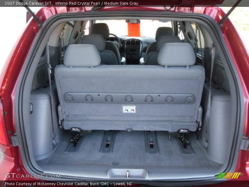 Inferno Red Crystal Pearl / Medium Slate Gray 2007 Dodge Caravan SXT