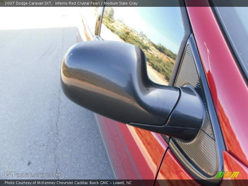 Inferno Red Crystal Pearl / Medium Slate Gray 2007 Dodge Caravan SXT