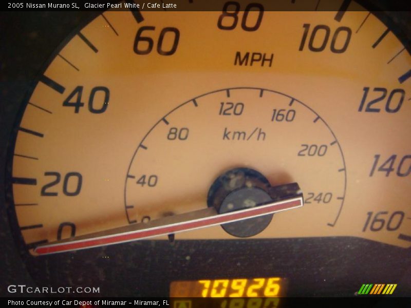 Glacier Pearl White / Cafe Latte 2005 Nissan Murano SL
