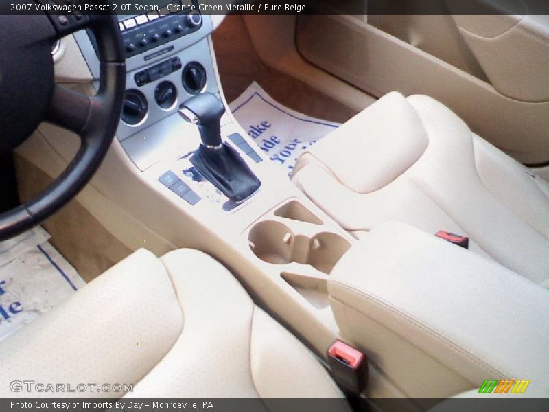 Granite Green Metallic / Pure Beige 2007 Volkswagen Passat 2.0T Sedan