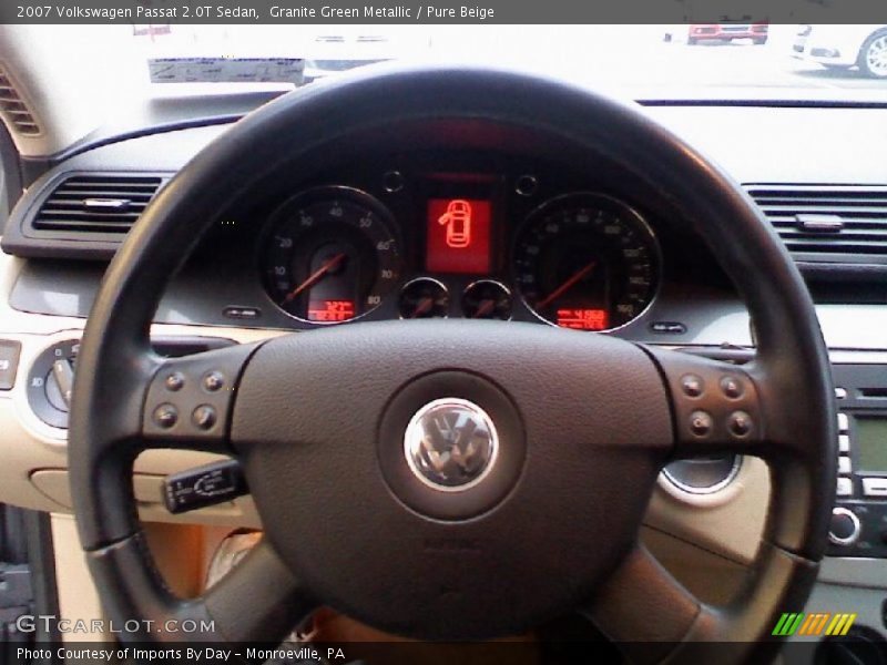 Granite Green Metallic / Pure Beige 2007 Volkswagen Passat 2.0T Sedan