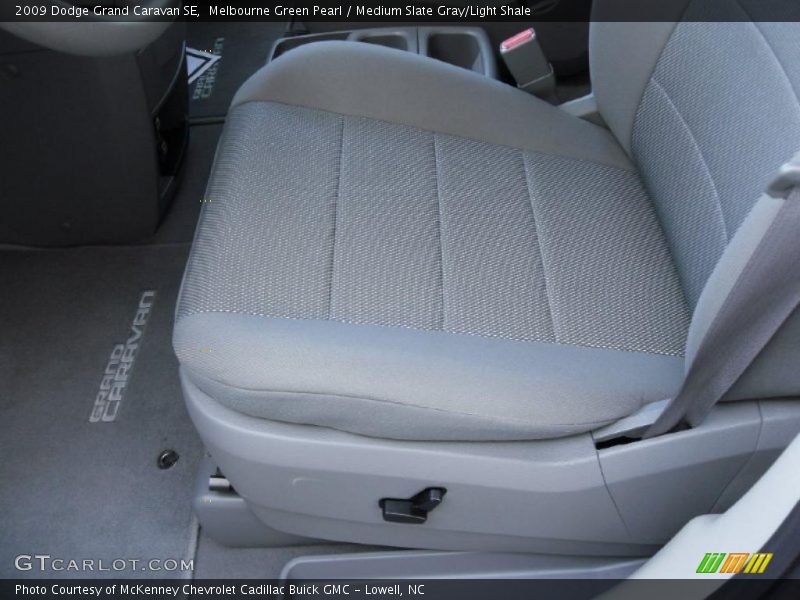 Melbourne Green Pearl / Medium Slate Gray/Light Shale 2009 Dodge Grand Caravan SE