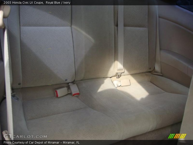 Royal Blue / Ivory 2003 Honda Civic LX Coupe