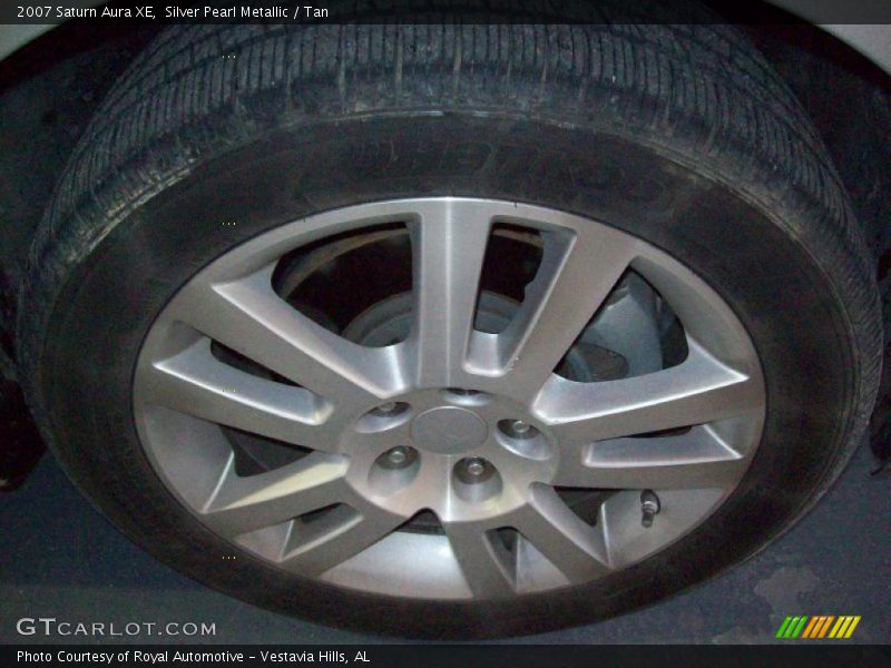 Silver Pearl Metallic / Tan 2007 Saturn Aura XE