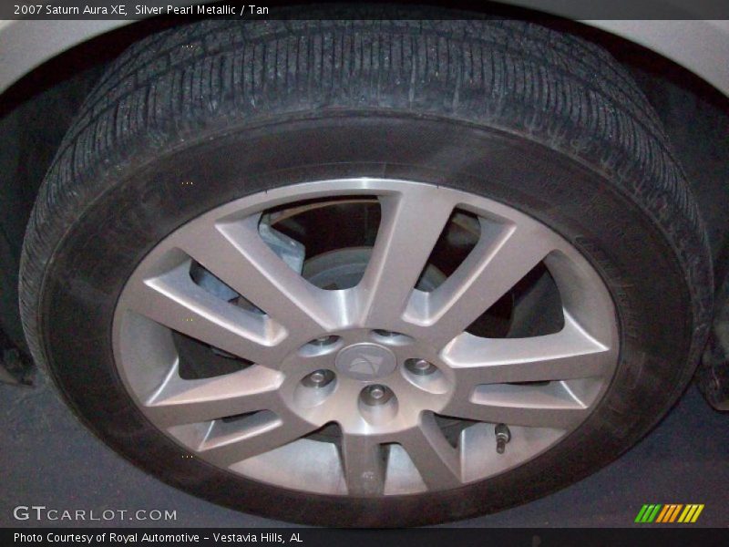 Silver Pearl Metallic / Tan 2007 Saturn Aura XE