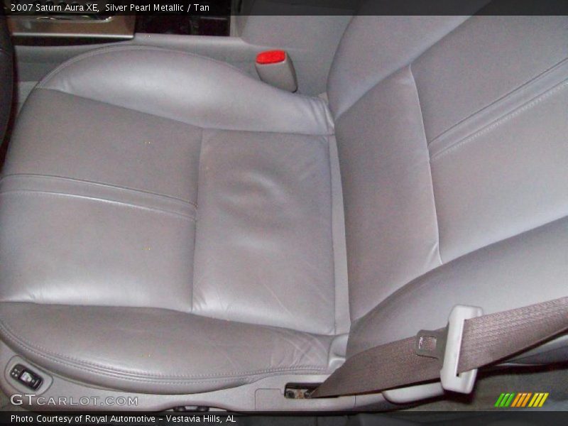 Silver Pearl Metallic / Tan 2007 Saturn Aura XE