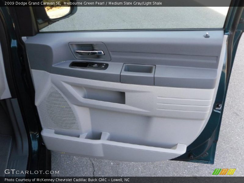 Melbourne Green Pearl / Medium Slate Gray/Light Shale 2009 Dodge Grand Caravan SE