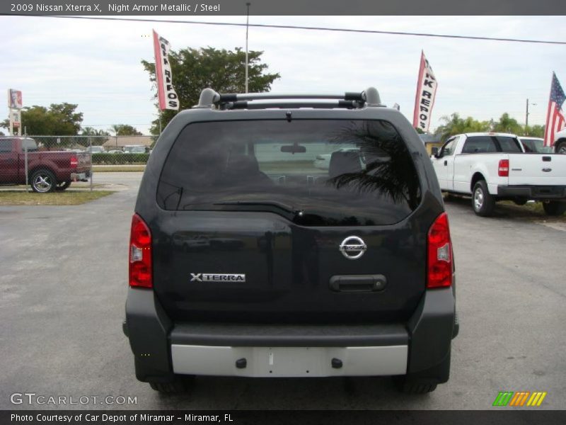 Night Armor Metallic / Steel 2009 Nissan Xterra X
