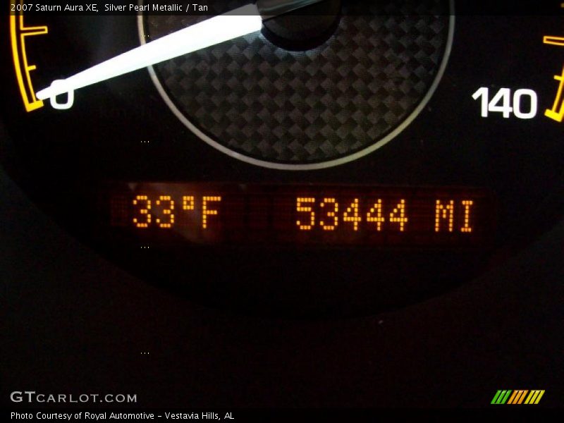 Silver Pearl Metallic / Tan 2007 Saturn Aura XE