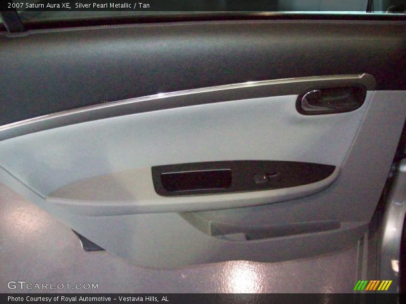 Silver Pearl Metallic / Tan 2007 Saturn Aura XE