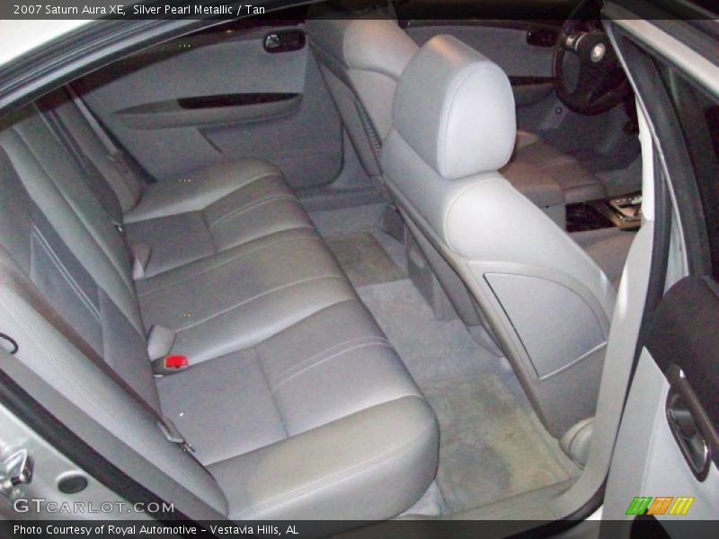 Silver Pearl Metallic / Tan 2007 Saturn Aura XE