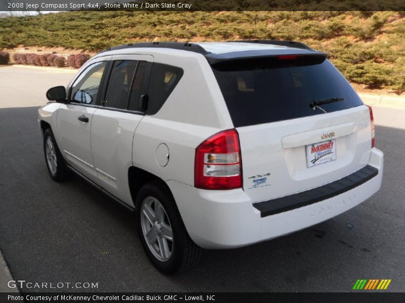 Stone White / Dark Slate Gray 2008 Jeep Compass Sport 4x4