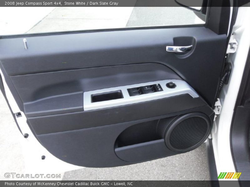Stone White / Dark Slate Gray 2008 Jeep Compass Sport 4x4