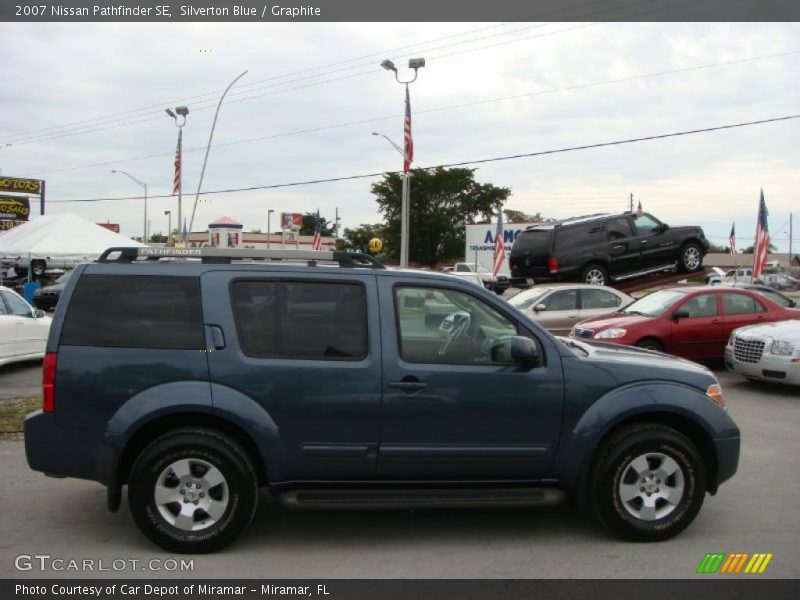 Silverton Blue / Graphite 2007 Nissan Pathfinder SE