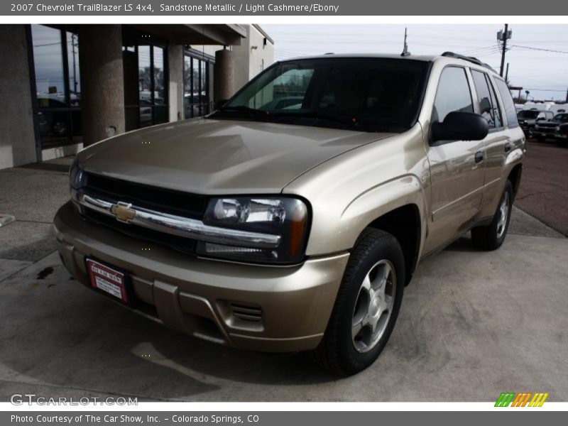 Sandstone Metallic / Light Cashmere/Ebony 2007 Chevrolet TrailBlazer LS 4x4