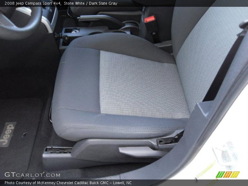 Stone White / Dark Slate Gray 2008 Jeep Compass Sport 4x4
