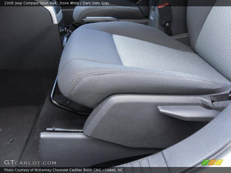 Stone White / Dark Slate Gray 2008 Jeep Compass Sport 4x4