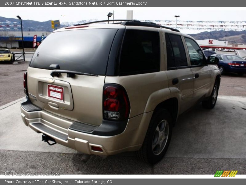 Sandstone Metallic / Light Cashmere/Ebony 2007 Chevrolet TrailBlazer LS 4x4