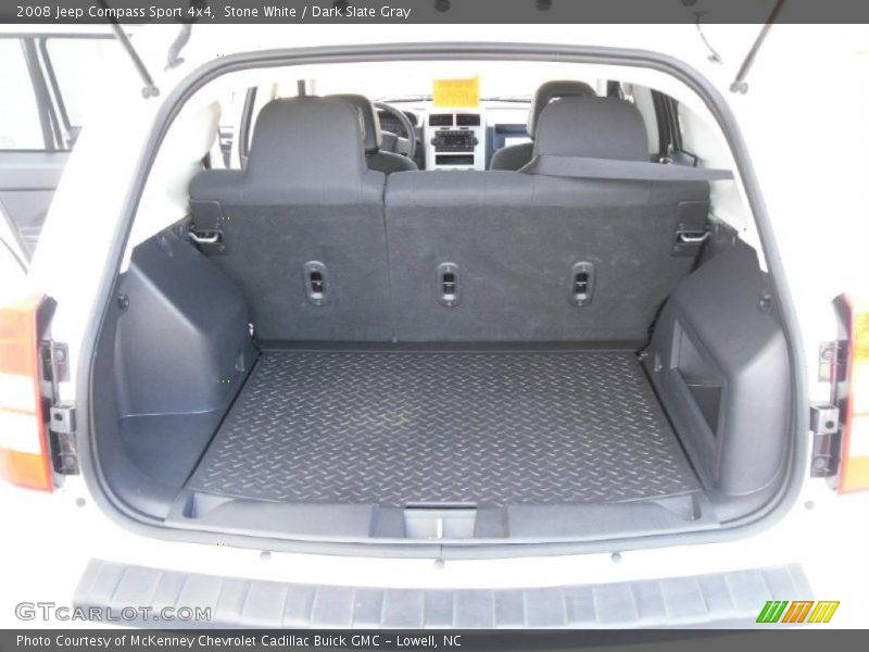 Stone White / Dark Slate Gray 2008 Jeep Compass Sport 4x4