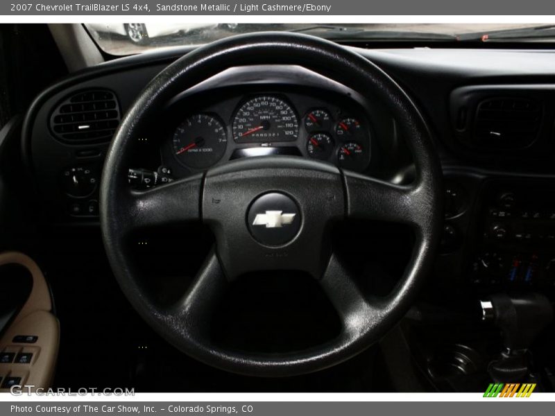 Sandstone Metallic / Light Cashmere/Ebony 2007 Chevrolet TrailBlazer LS 4x4