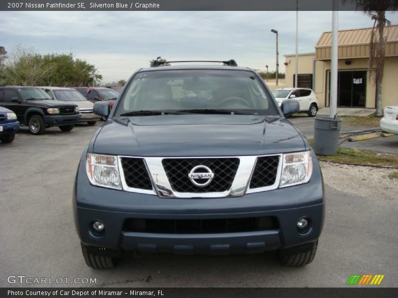Silverton Blue / Graphite 2007 Nissan Pathfinder SE