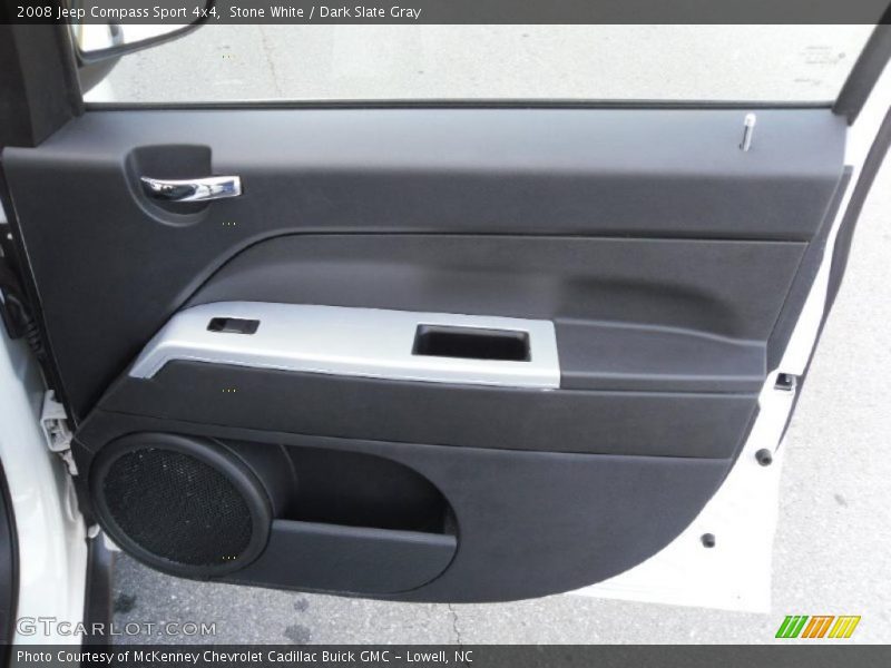 Stone White / Dark Slate Gray 2008 Jeep Compass Sport 4x4