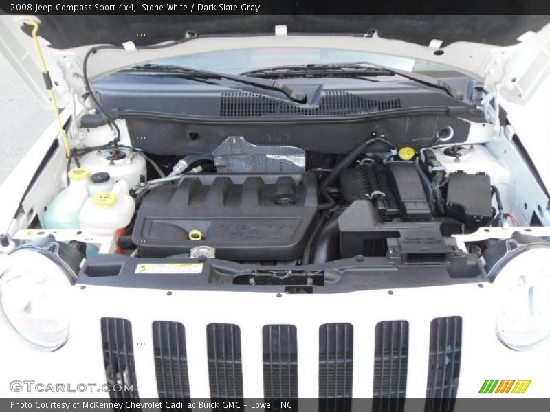 Stone White / Dark Slate Gray 2008 Jeep Compass Sport 4x4