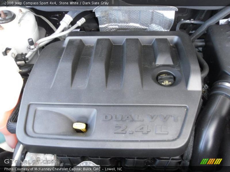 Stone White / Dark Slate Gray 2008 Jeep Compass Sport 4x4