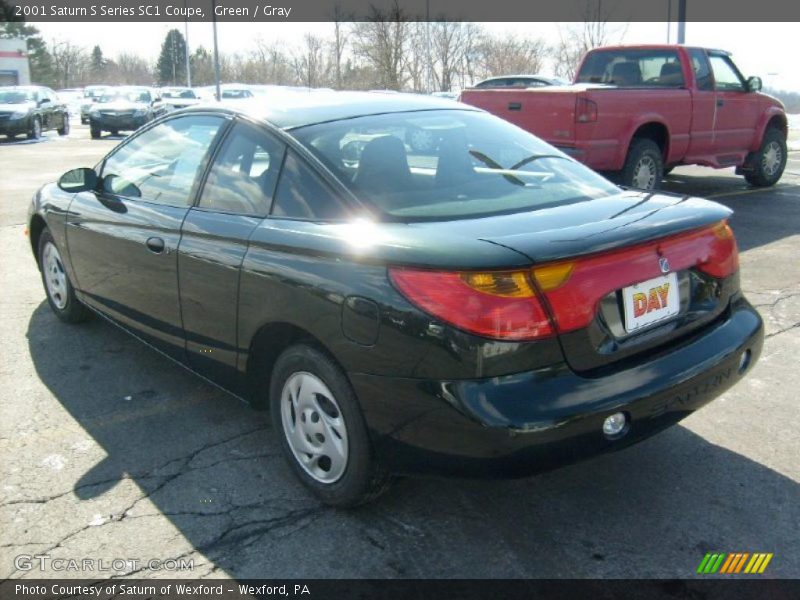 Green / Gray 2001 Saturn S Series SC1 Coupe