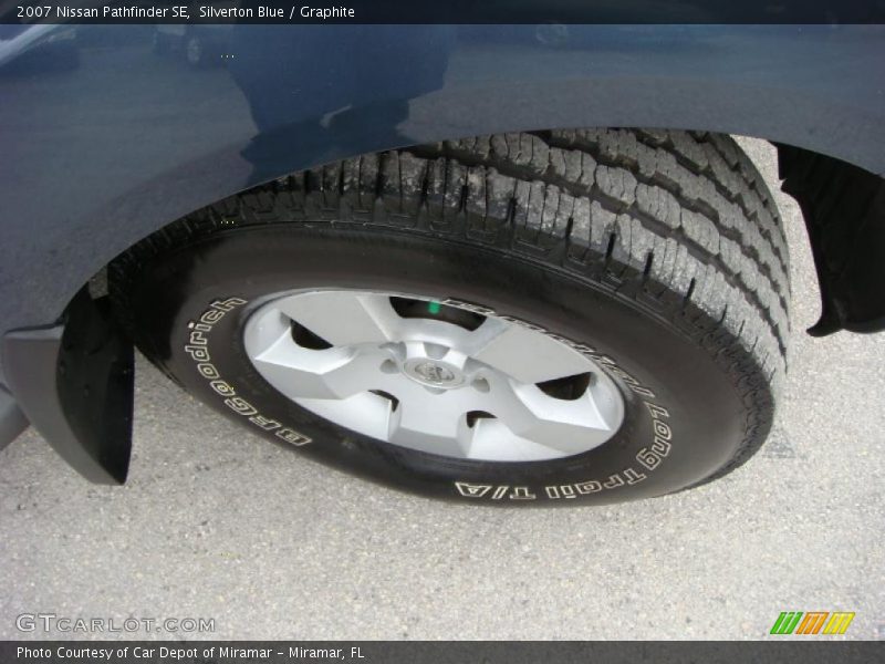 Silverton Blue / Graphite 2007 Nissan Pathfinder SE