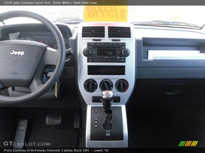 Stone White / Dark Slate Gray 2008 Jeep Compass Sport 4x4