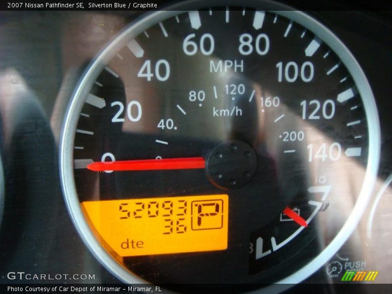 Silverton Blue / Graphite 2007 Nissan Pathfinder SE