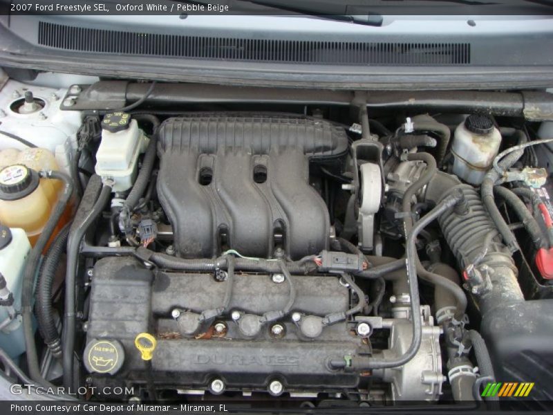 Oxford White / Pebble Beige 2007 Ford Freestyle SEL