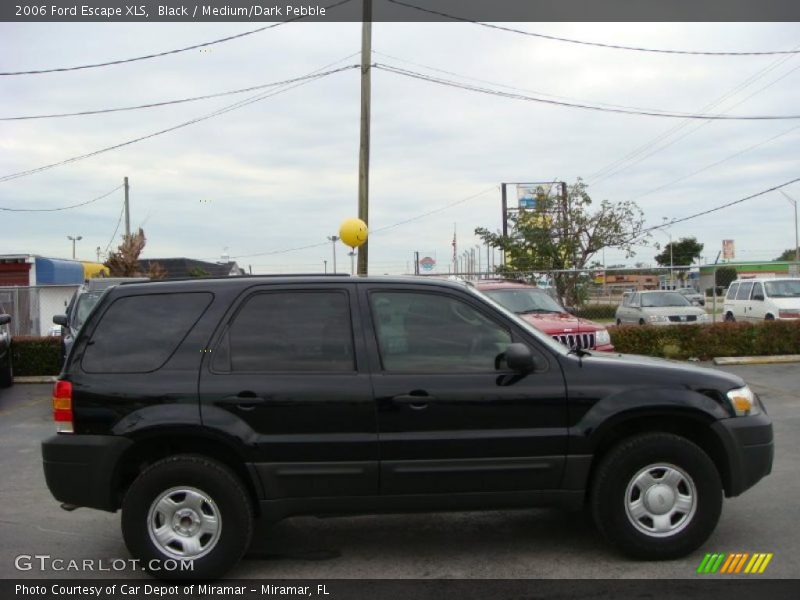Black / Medium/Dark Pebble 2006 Ford Escape XLS