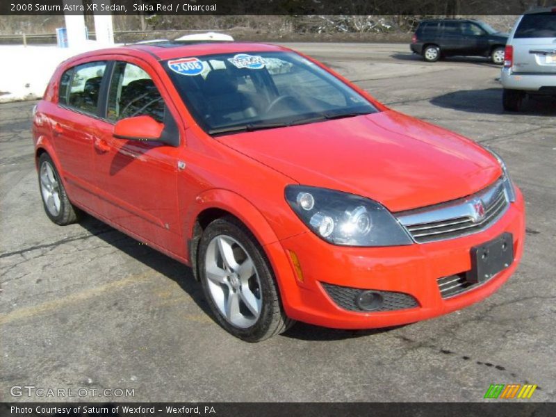 Salsa Red / Charcoal 2008 Saturn Astra XR Sedan