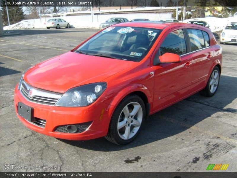 Salsa Red / Charcoal 2008 Saturn Astra XR Sedan