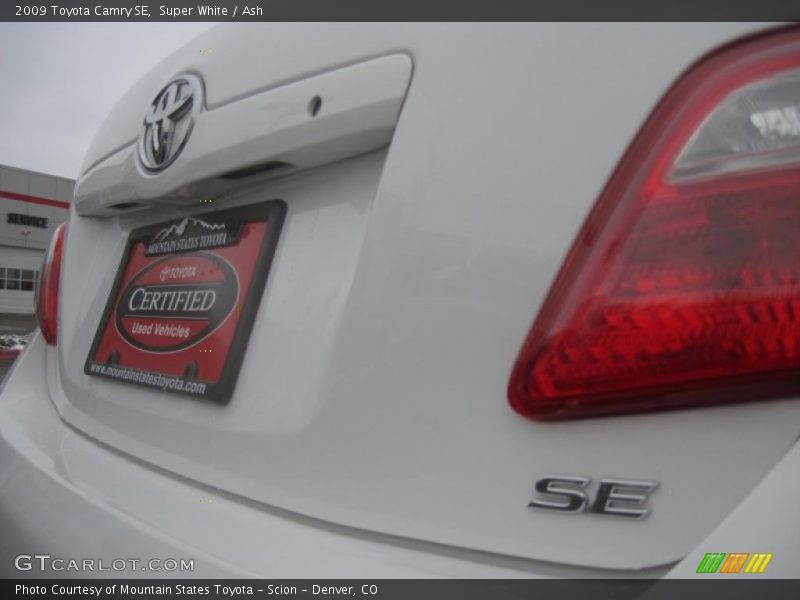 Super White / Ash 2009 Toyota Camry SE