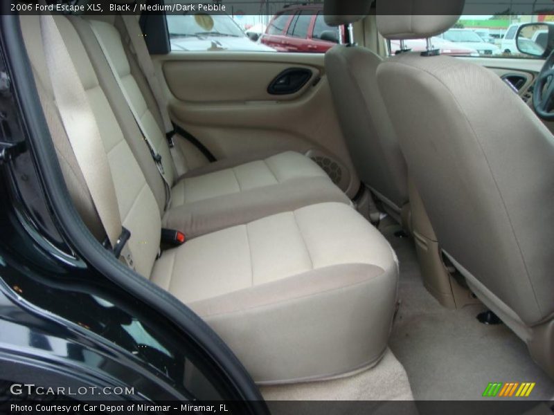 Black / Medium/Dark Pebble 2006 Ford Escape XLS
