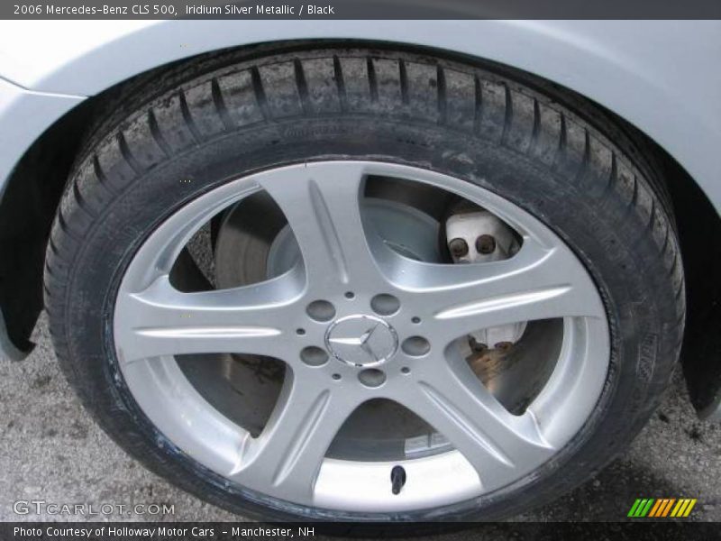 Iridium Silver Metallic / Black 2006 Mercedes-Benz CLS 500