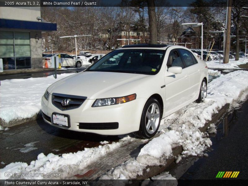 White Diamond Pearl / Quartz 2005 Acura TL 3.2
