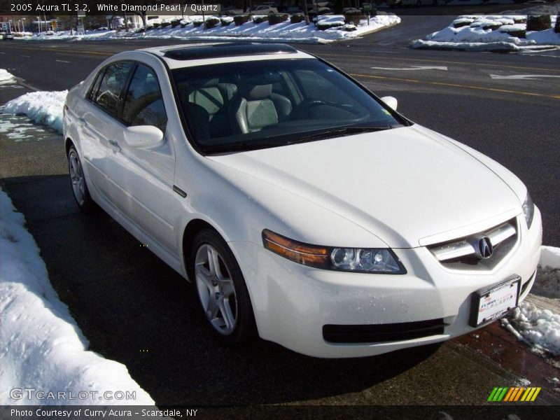 White Diamond Pearl / Quartz 2005 Acura TL 3.2